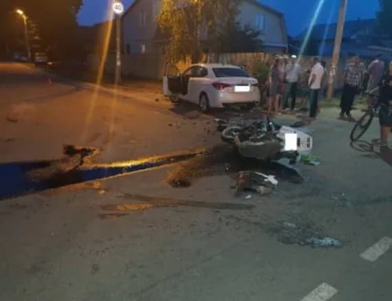 На улице Транспортной в Брянске в ДТП погиб пассажир мотоцикла