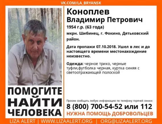 В брянском лесу пропал 63-летний грибник