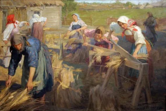 В Рогнедино, после длительного простоя, открылся льнозавод