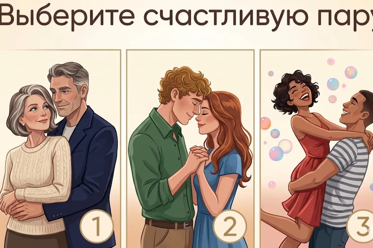 Выберите пару — и узнайте, какой вы партнёр на самом деле