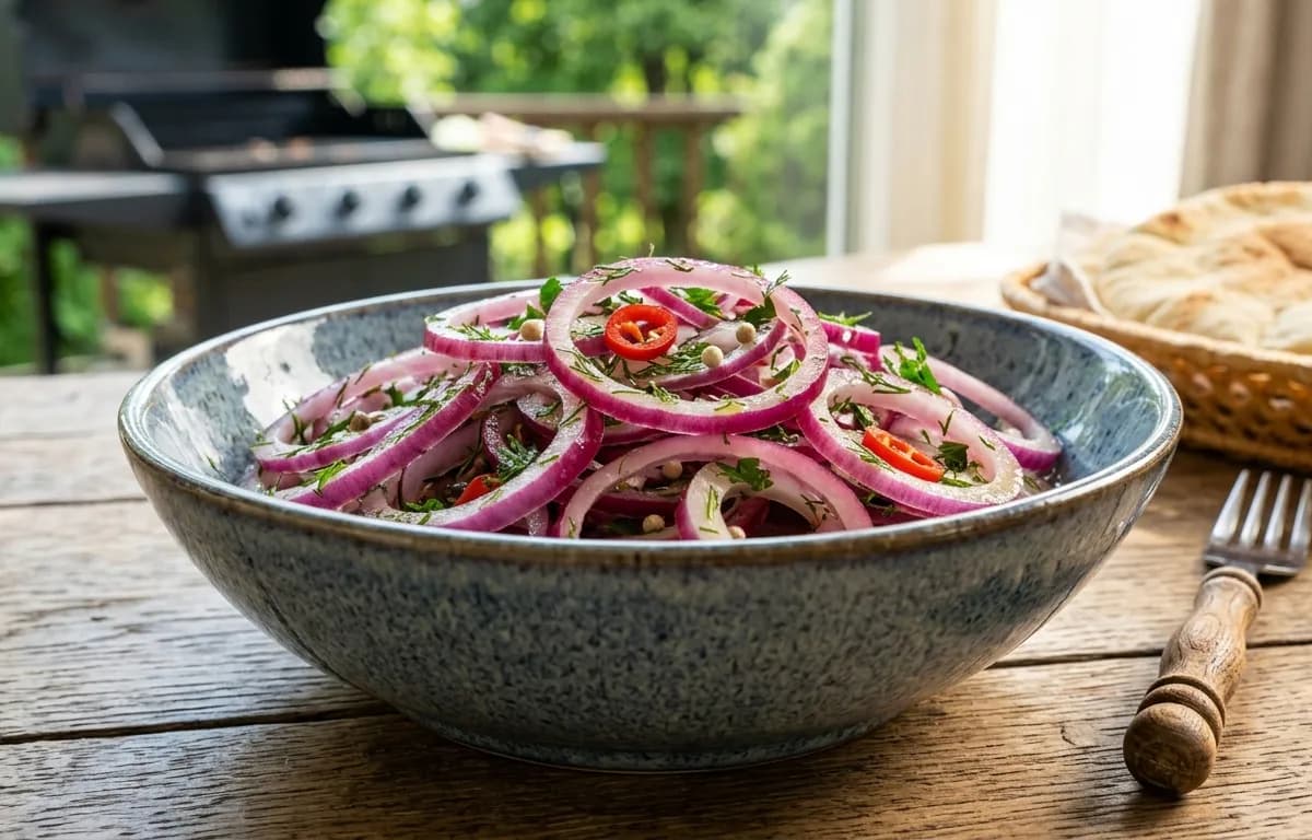 Маринованный лук без уксуса оказался вкуснее обычного: рецепт привезла из Адлера и теперь готовлю постоянно