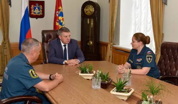 Брянский губернатор встретился с дочерью Министра обороны Шойгу
